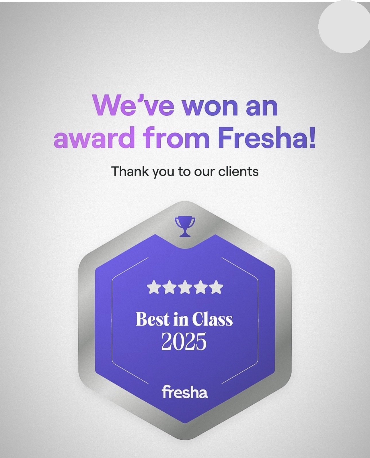 Fresha Best in Class 2025